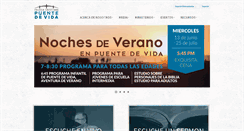 Desktop Screenshot of iglesiacristianapuentedevida.org